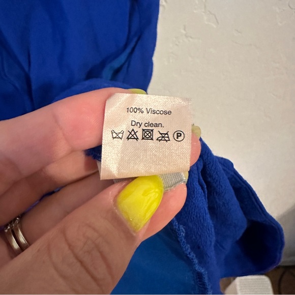 Madewell Morningside Royal Blue V-Neck Shift Dress Size XS - Picture 6 of 7